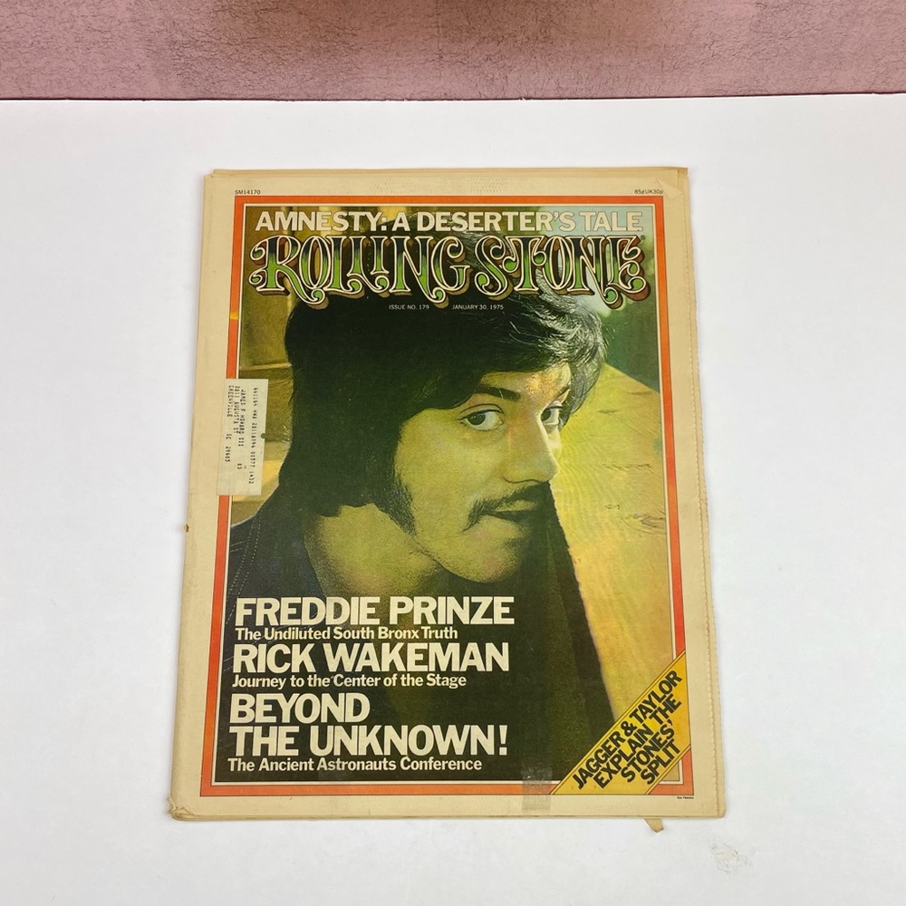 Vintage Rolling Stone Magazine Freddie Prinze Rick Wakeman January 30, 1975